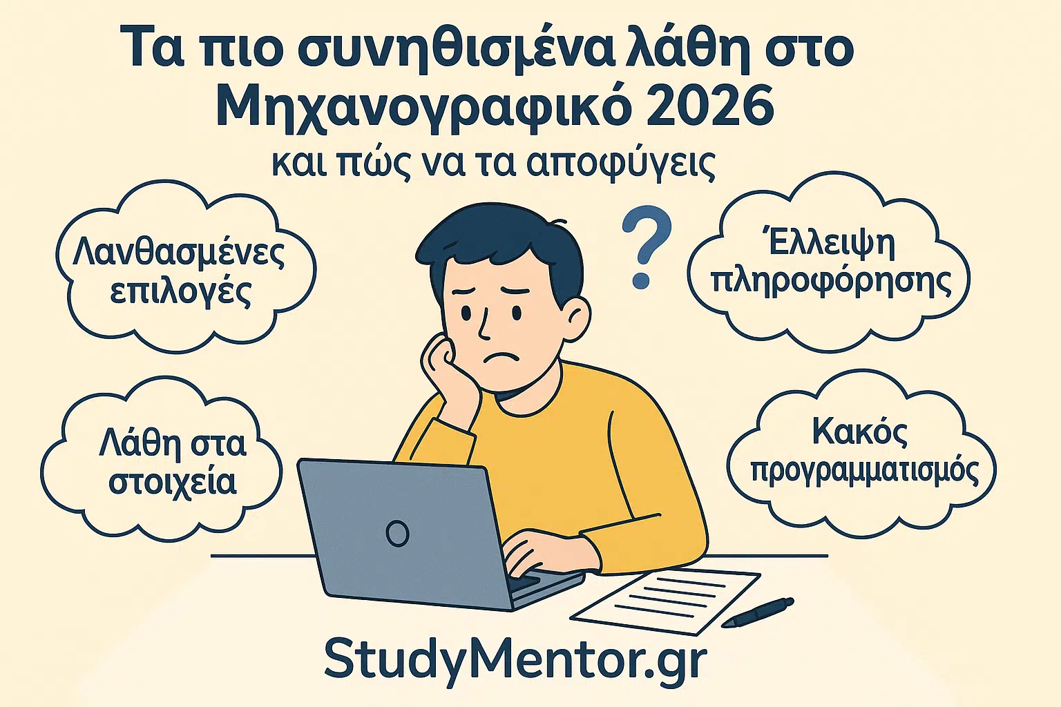 Ta pio sinithismena lathi sto mixanografiko