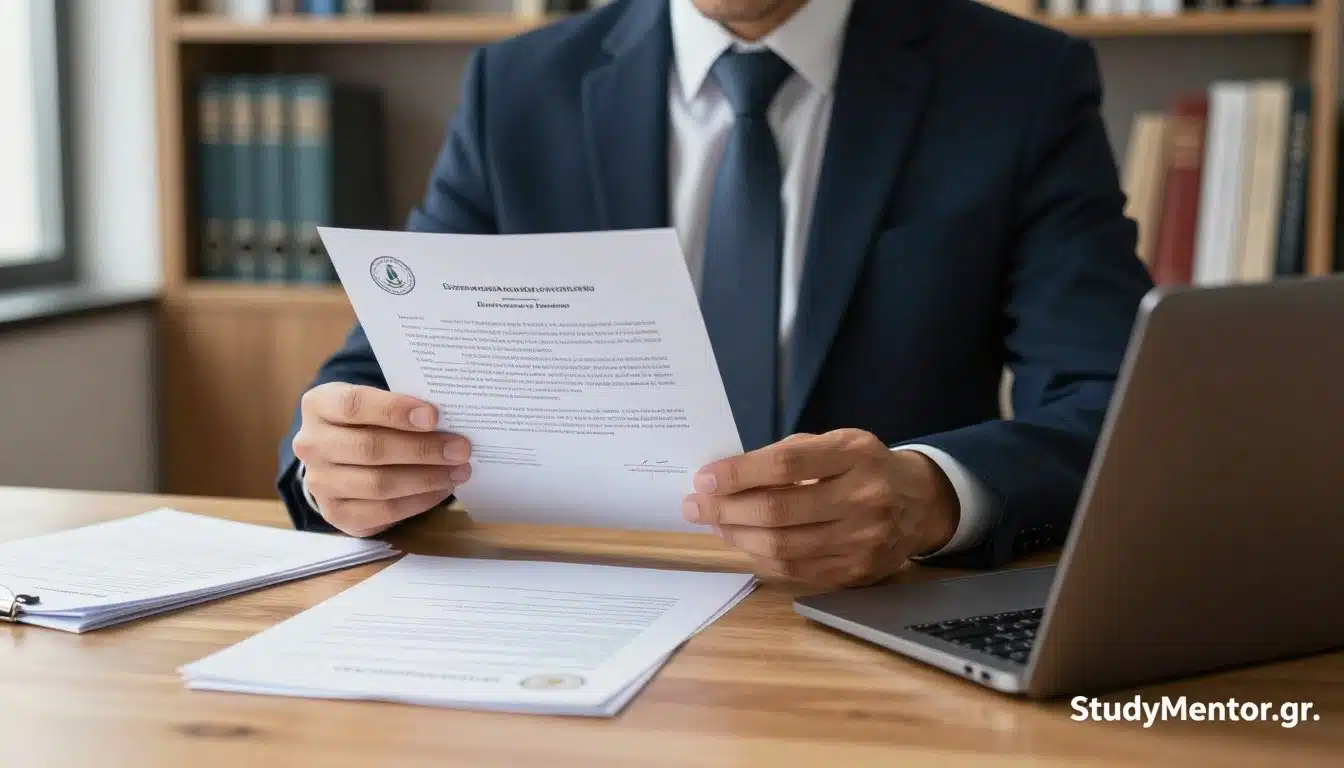 apostille επικύρωση εγγράφων σπουδών