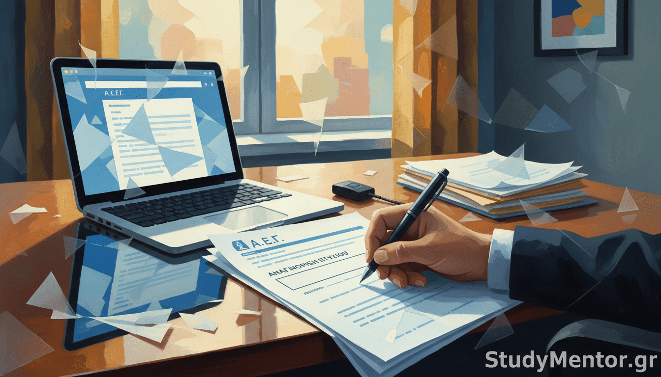 αίτηση ΑΣΕΠ χωρίς αναγνώριση πτυχίου