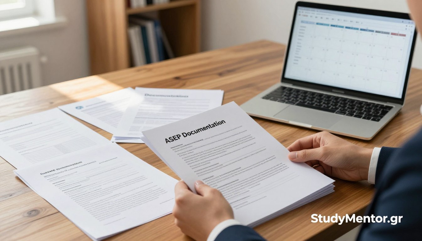 φάκελος δικαιολογητικών ΑΣΕΠ